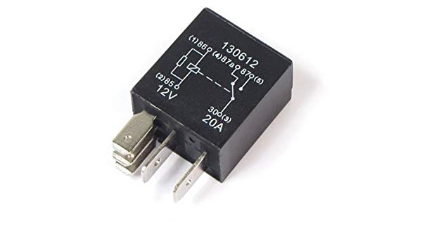Реле 20Amp 5PIN черный